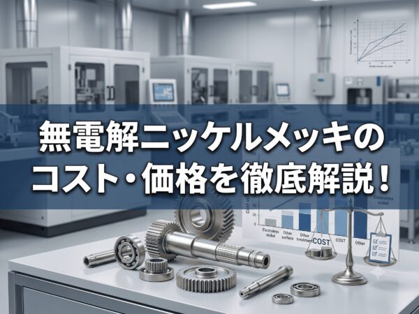 無電解ニッケルメッキのコスト・価格｜他の表面処理との比較や相場感、選定基準を解説！ | 長尺・大型無電解ニッケルメッキ.com