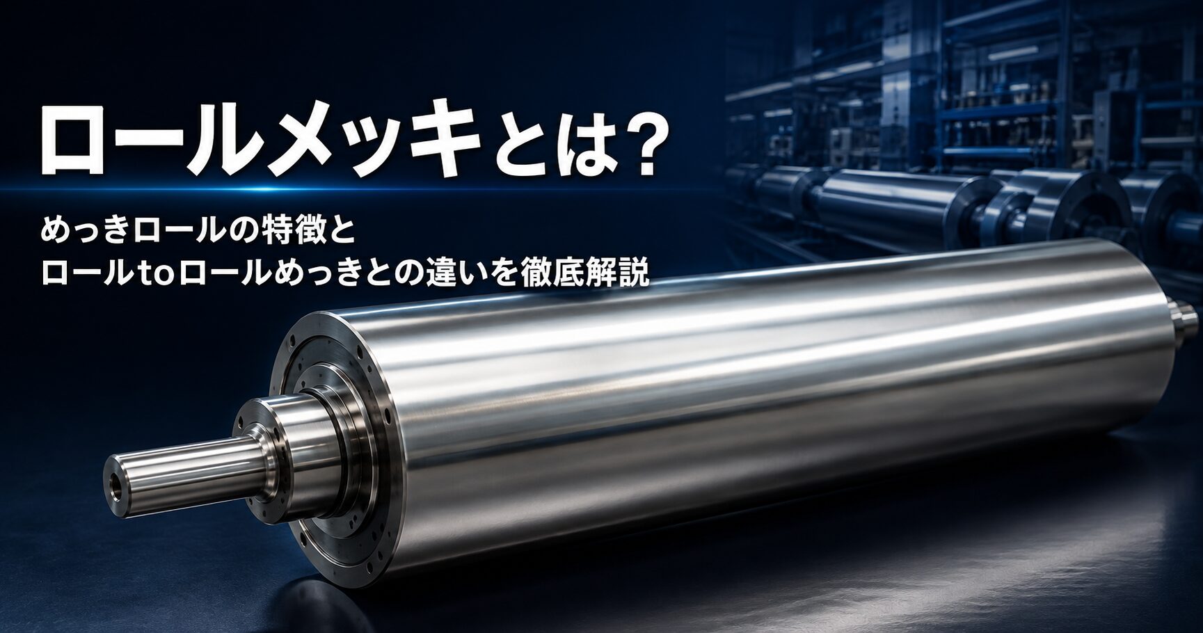 ロールメッキとは?めっきロールの特徴とロールtoロールめっきとの違いを徹底解説 | 長尺・大型無電解ニッケルメッキ.com ロールメッキとは?めっきロールの特徴とロールtoロールめっきとの違いを徹底解説 | 長尺・大型無電解ニッケルメッキ.com